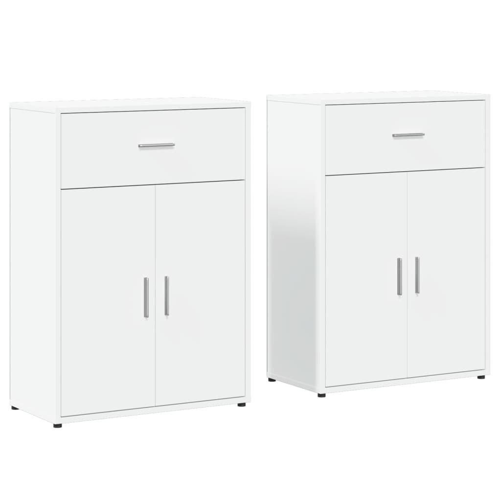 Sideboards 2 Pcs 60X30X84 Cm Engineered Wood