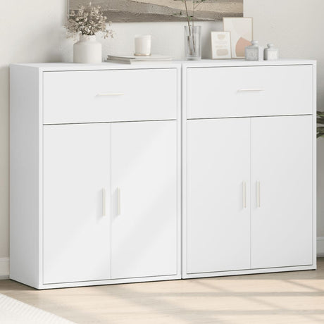 Sideboards 2 Pcs 60X30X84 Cm Engineered Wood