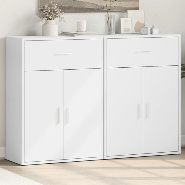 Sideboards 2 Pcs 60X30X84 Cm Engineered Wood