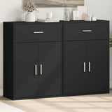 Sideboards 2 Pcs 60X30X84 Cm Engineered Wood
