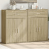 Sideboards 2 Pcs 60X30X84 Cm Engineered Wood