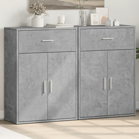 Sideboards 2 Pcs 60X30X84 Cm Engineered Wood