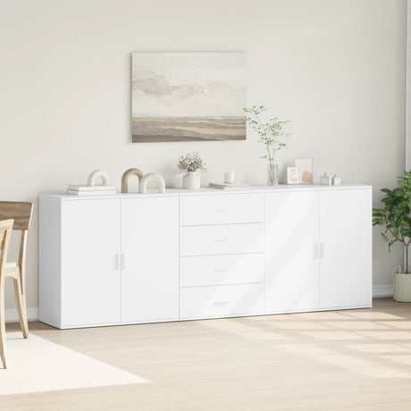 Sideboards 3 Pcs Engineered Wood