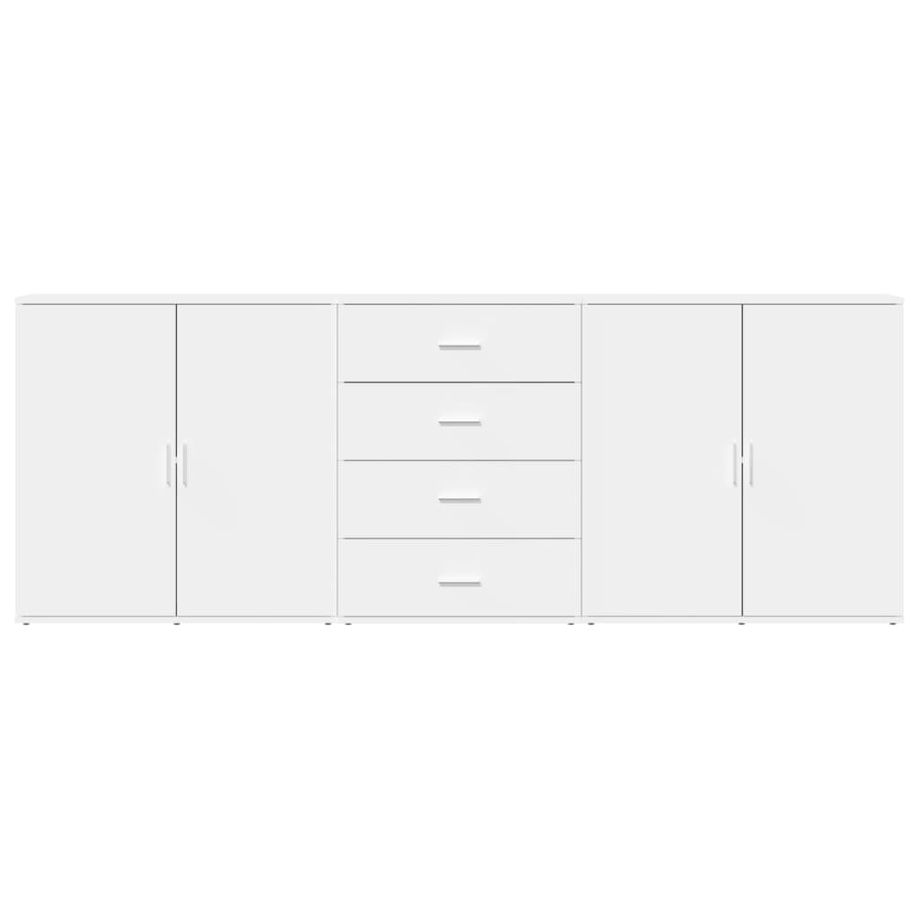 Sideboards 3 Pcs Engineered Wood