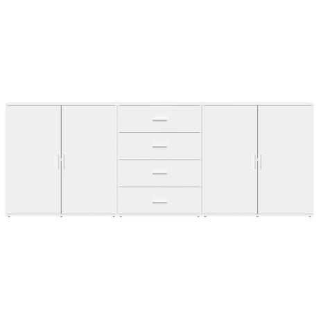 Sideboards 3 Pcs Engineered Wood