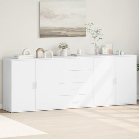 Sideboards 3 Pcs Engineered Wood