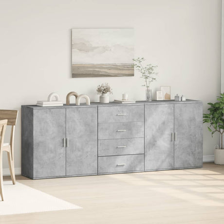 Sideboards 3 Pcs Engineered Wood