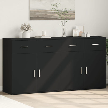 Sideboards 2 Pcs 79X38X80 Cm Engineered Wood