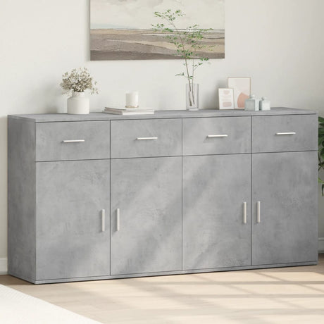 Sideboards 2 Pcs 79X38X80 Cm Engineered Wood