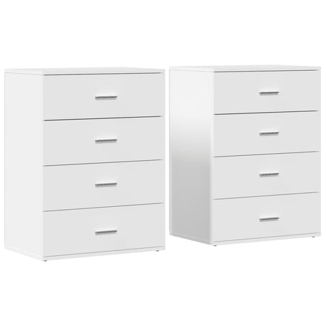 Sideboards 2 Pcs 60X39X80 Cm Engineered Wood