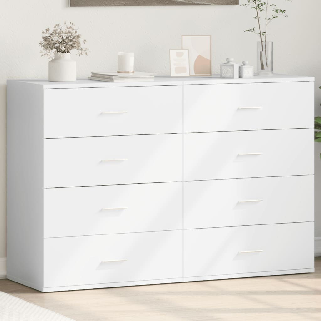 Sideboards 2 Pcs 60X39X80 Cm Engineered Wood