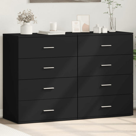 Sideboards 2 Pcs 60X39X80 Cm Engineered Wood
