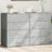 Sideboards 2 Pcs 60X39X80 Cm Engineered Wood