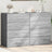 Sideboards 2 Pcs 60X39X80 Cm Engineered Wood