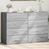 Sideboards 2 Pcs 60X39X80 Cm Engineered Wood