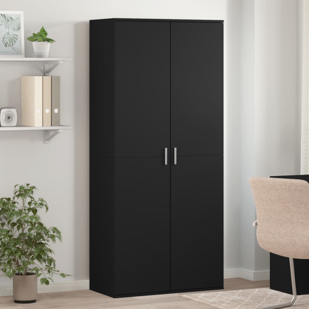 Shoe Cabinet 80X39X178 Cm Engineered Wood