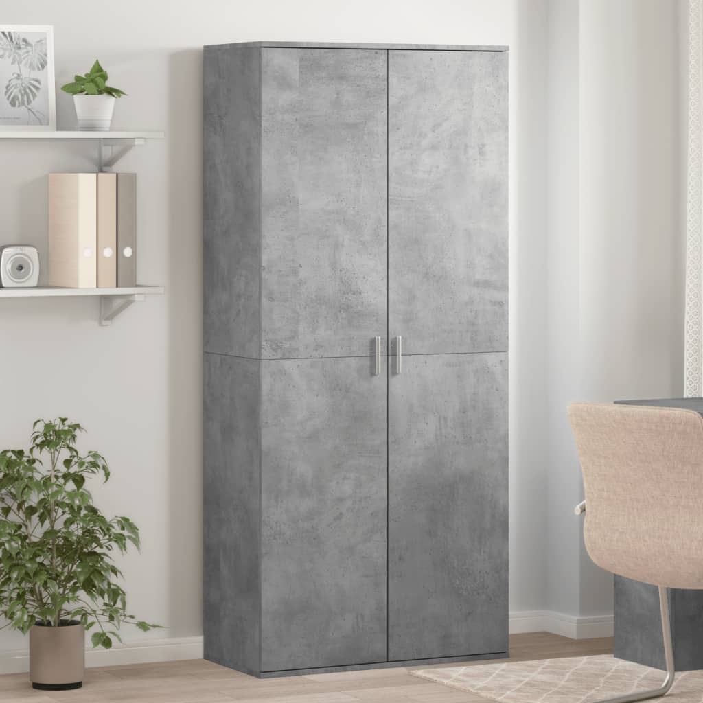 Shoe Cabinet 80X39X178 Cm Engineered Wood