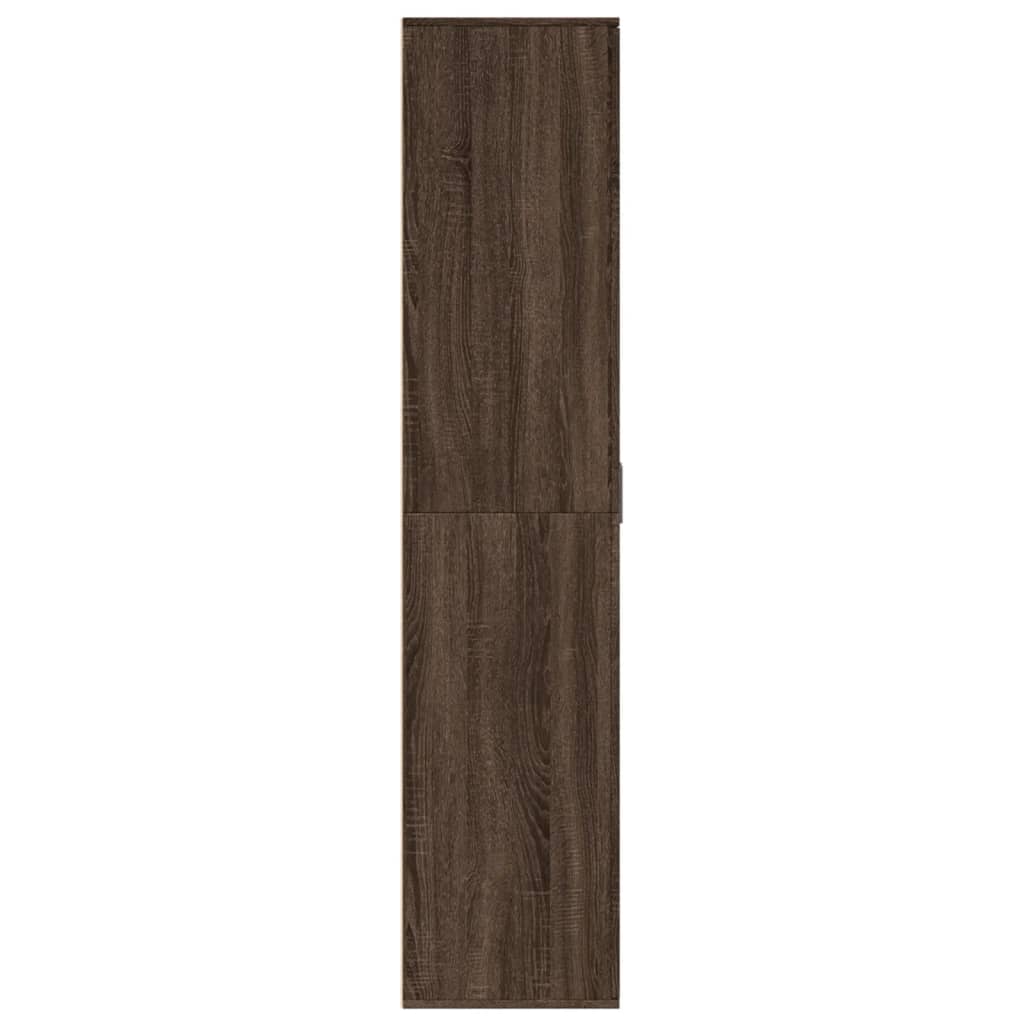 Shoe Cabinet 80X39X178 Cm Engineered Wood