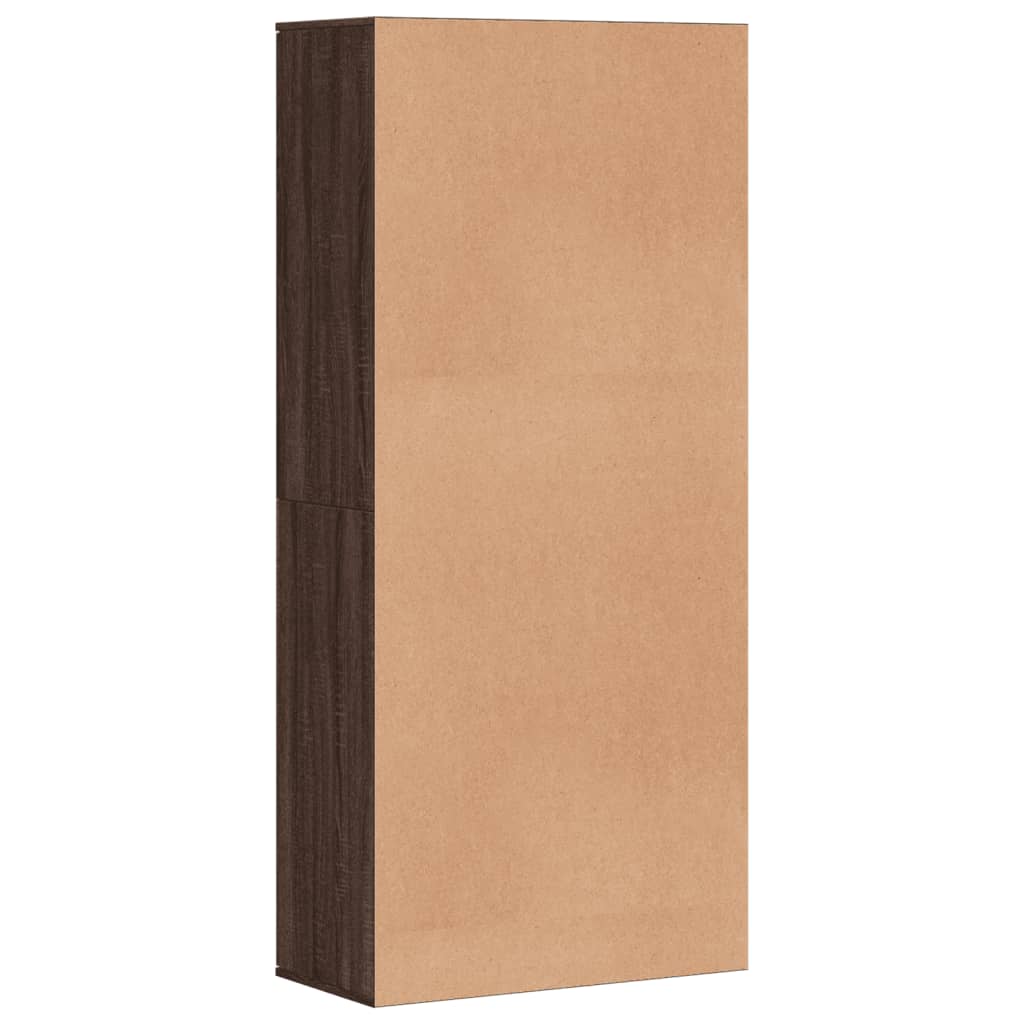Shoe Cabinet 80X39X178 Cm Engineered Wood