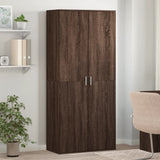 Shoe Cabinet 80X39X178 Cm Engineered Wood