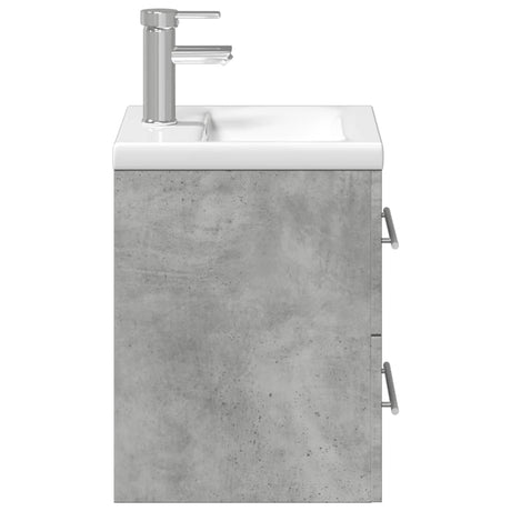 Bathroom Sink Cabinet With Built-In Basin