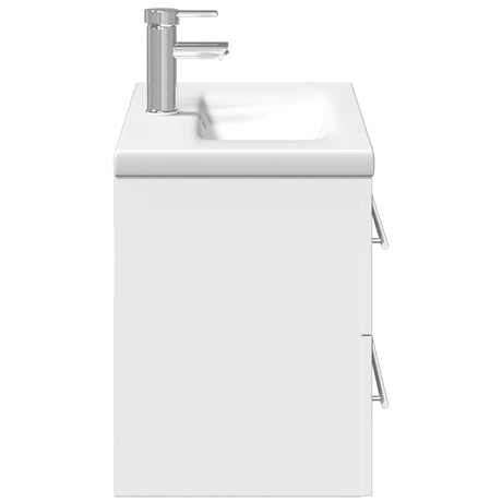 Bathroom Sink Cabinet With Built-In Basin