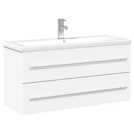 Bathroom Sink Cabinet With Built-In Basin