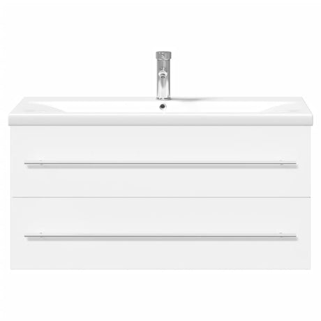 Bathroom Sink Cabinet With Built-In Basin