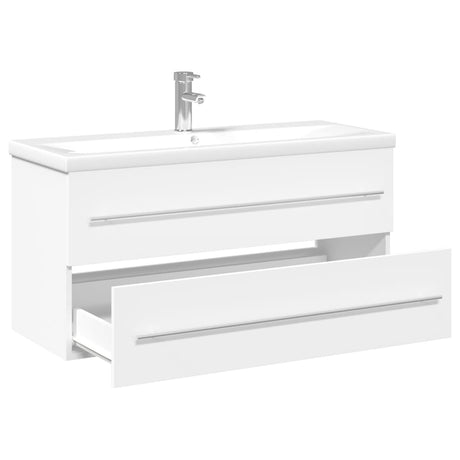 Bathroom Sink Cabinet With Built-In Basin