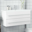 Bathroom Sink Cabinet With Built-In Basin