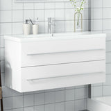 Bathroom Sink Cabinet With Built-In Basin