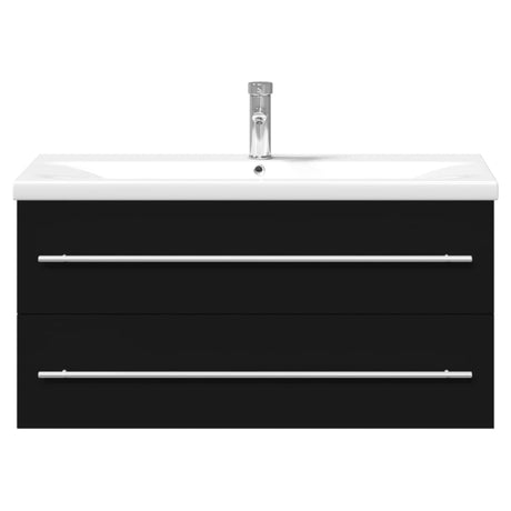 Bathroom Sink Cabinet With Built-In Basin