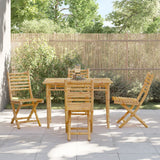 Folding Garden Chairs 2 Pcs 43X54X88 Cm Bamboo