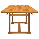 7 Piece Garden Dining Set Solid Wood Acacia And Textilene