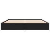 Bed Frame without Mattress Black 180x200 cm Super King