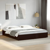 Bed Frame without Mattress Black 180x200 cm Super King