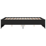 Bed Frame without Mattress Black 120x190 cm Small Double