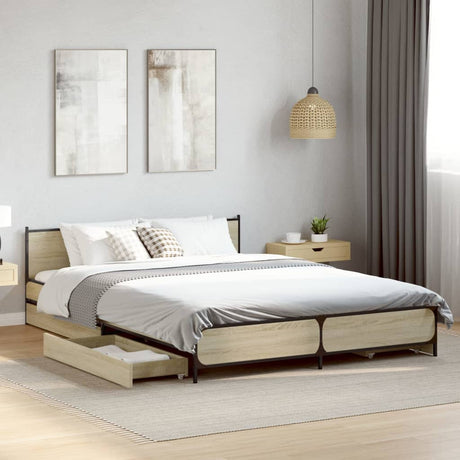 Bed Frame With Drawers Without Mattress