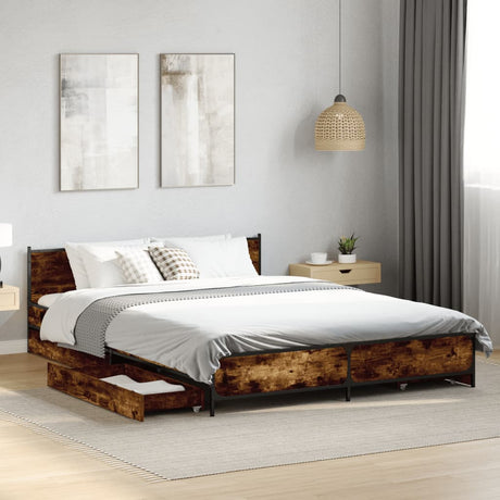 Bed Frame With Drawers Without Mattress