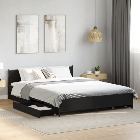 Bed Frame With Drawers Without Mattress