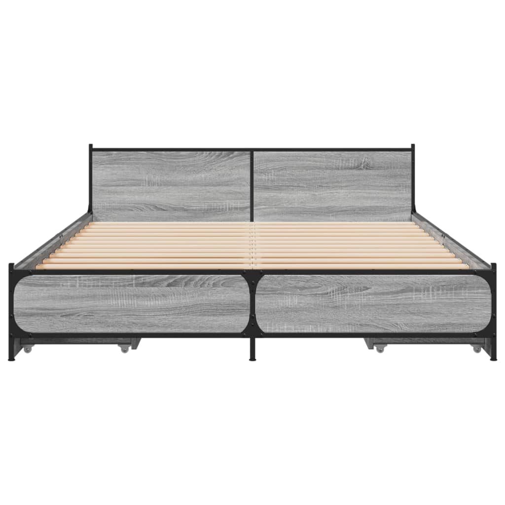 Bed Frame With Drawers Without Mattress
