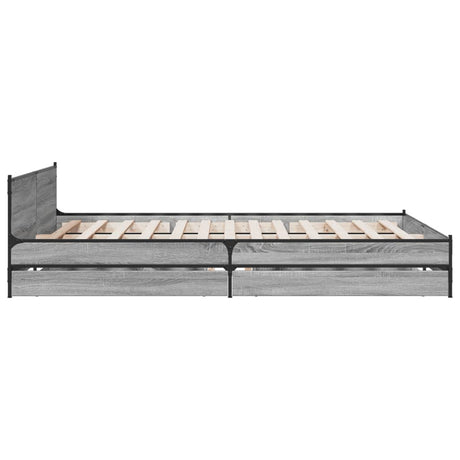 Bed Frame With Drawers Without Mattress