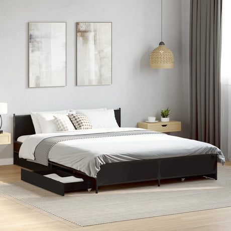 Bed Frame With Drawers Without Mattress