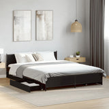 Bed Frame With Drawers Without Mattress