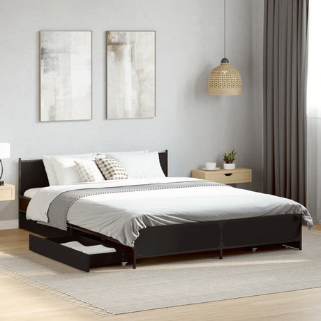 Bed Frame With Drawers Without Mattress