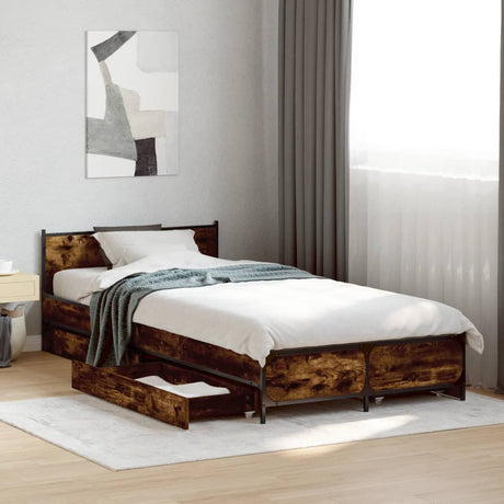 Bed Frame With Drawers Without Mattress