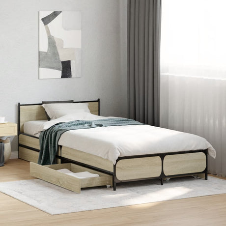 Bed Frame With Drawers Without Mattress