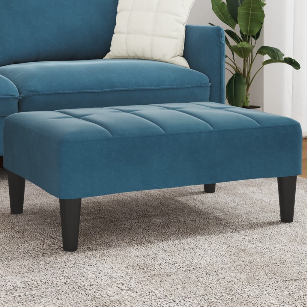 Footstool 77X55X31 Cm Velvet