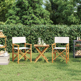 Folding Director's Chair Solid Wood Teak