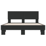 Bed Frame without Mattress Black 135x190 cm Double
